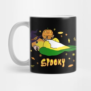 SPOOKY white bellied caique Mug